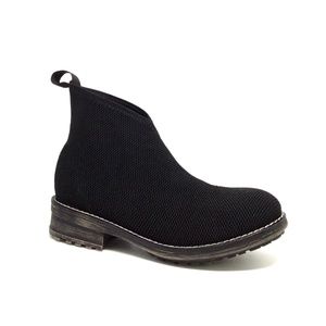 Barcelona Collective Rambla Boot Textured Chelsea Boot Black